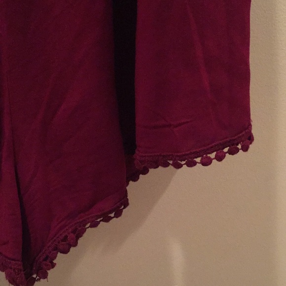 Red lace romper/cover up - Picture 3 of 5